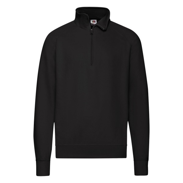 Felpa con zip corta